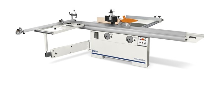 SCM minimax kombinierte Kreissäge-Kehlmaschine st 4 elite, Holzbearbeitungsmaschine, Holzmaschine, Arthur Bründler AG, Ebikon, Tischlermaschine, Sägeaggregat, perfekte Schnittergebnisse 