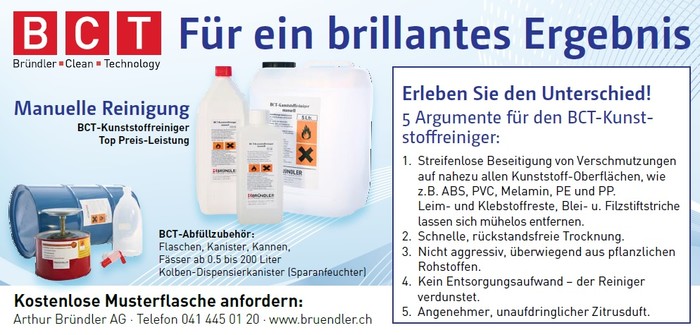 Bründler Clean Technology Reinigungsmittel